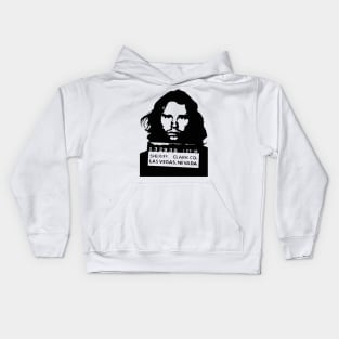 Jim Morrison Mugshot Kids Hoodie